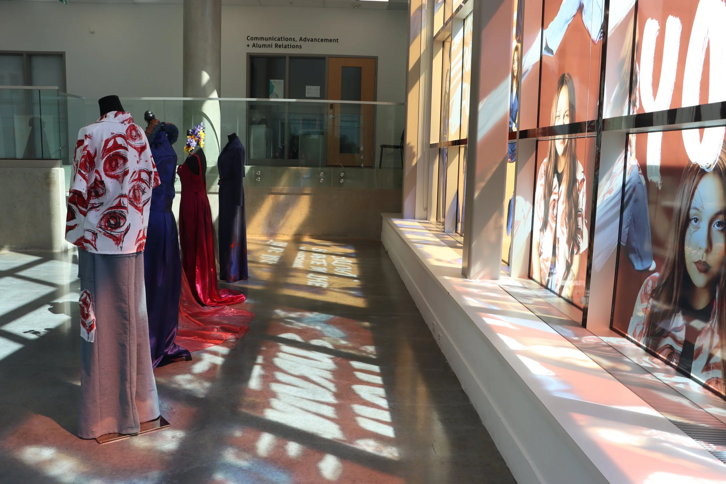 A Piece of Sky, grad show installation. 2024. 