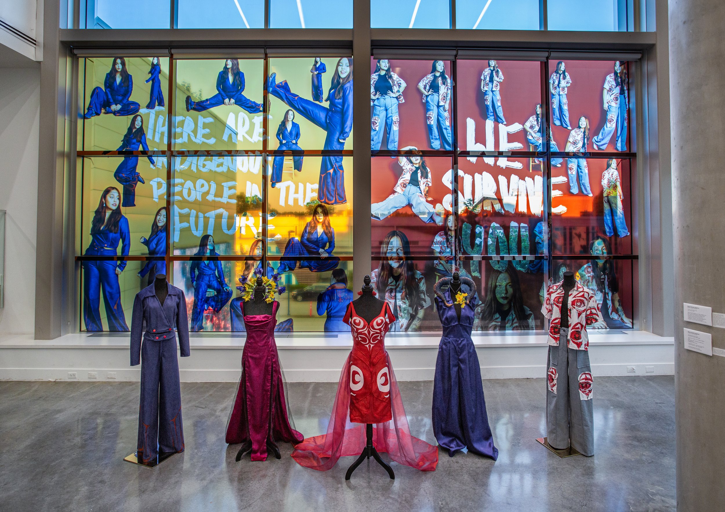 A Piece of Sky, grad show installation. 2024. Image by Andrew Ina.