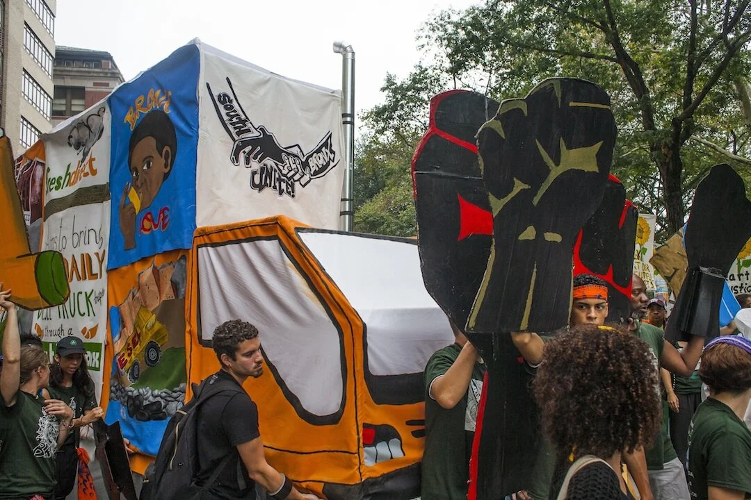 Mott Haven Throng Marches for Environment</a>