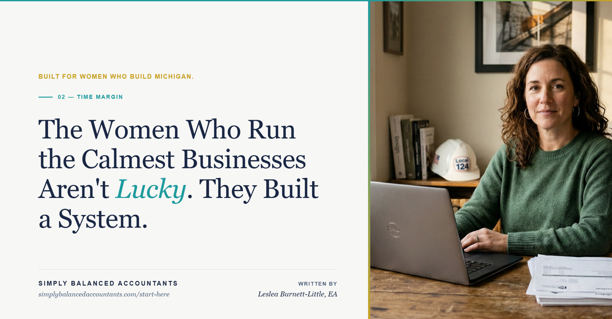 The Women Who Run the Calmest Businesses Aren't Lucky. They Built a System.