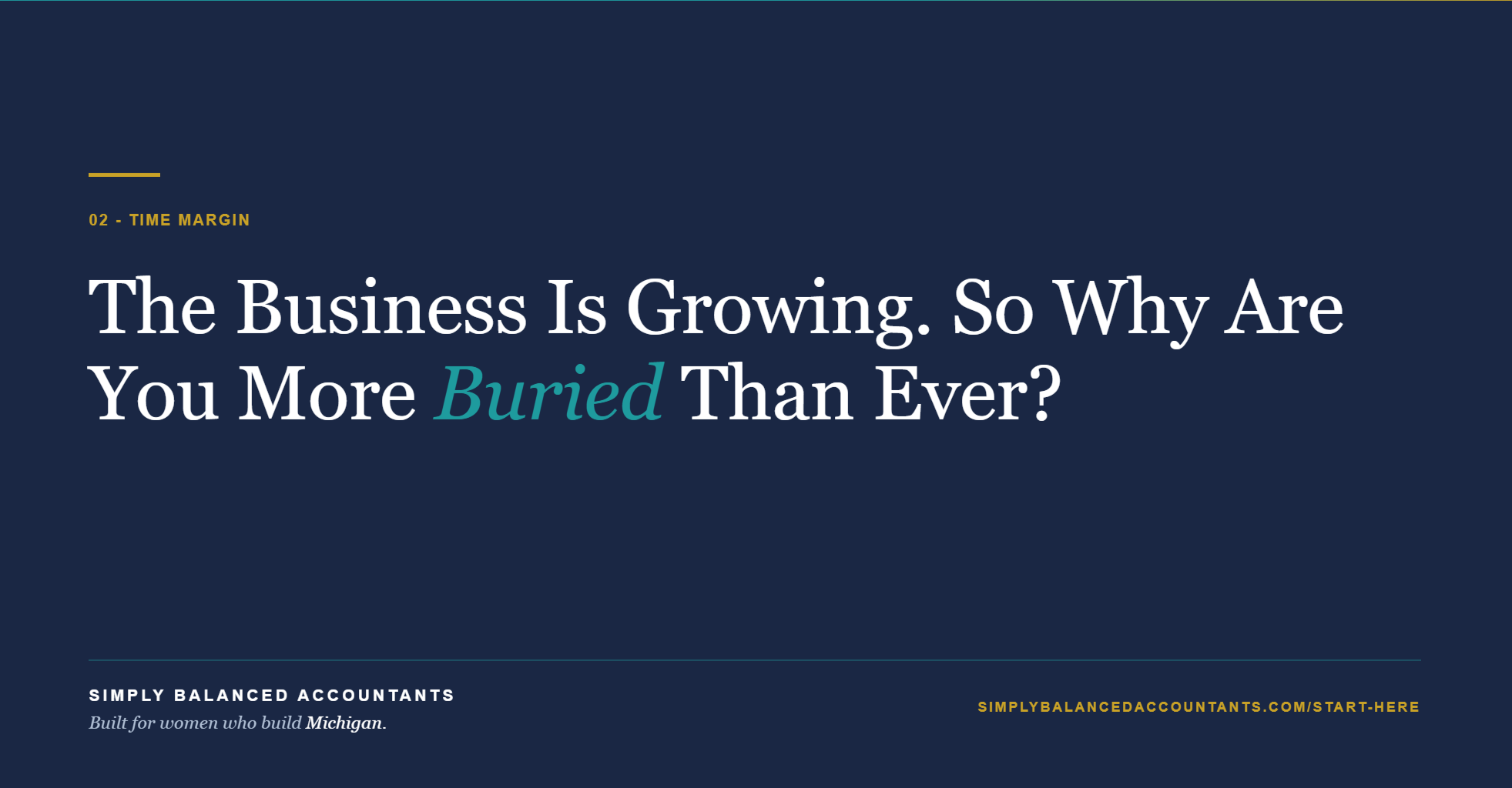 The Business Is Growing. So Why Are You More Buried Than Ever?