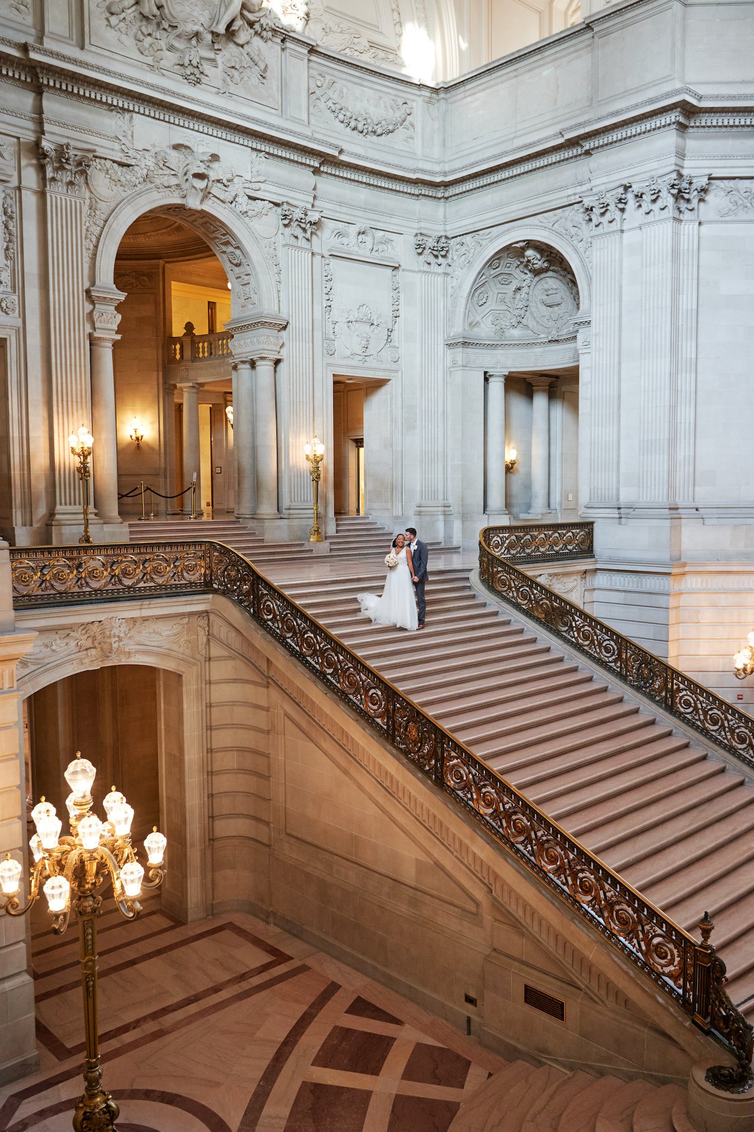 Grand Staircase San Francisco Elopement Wedding.jpg