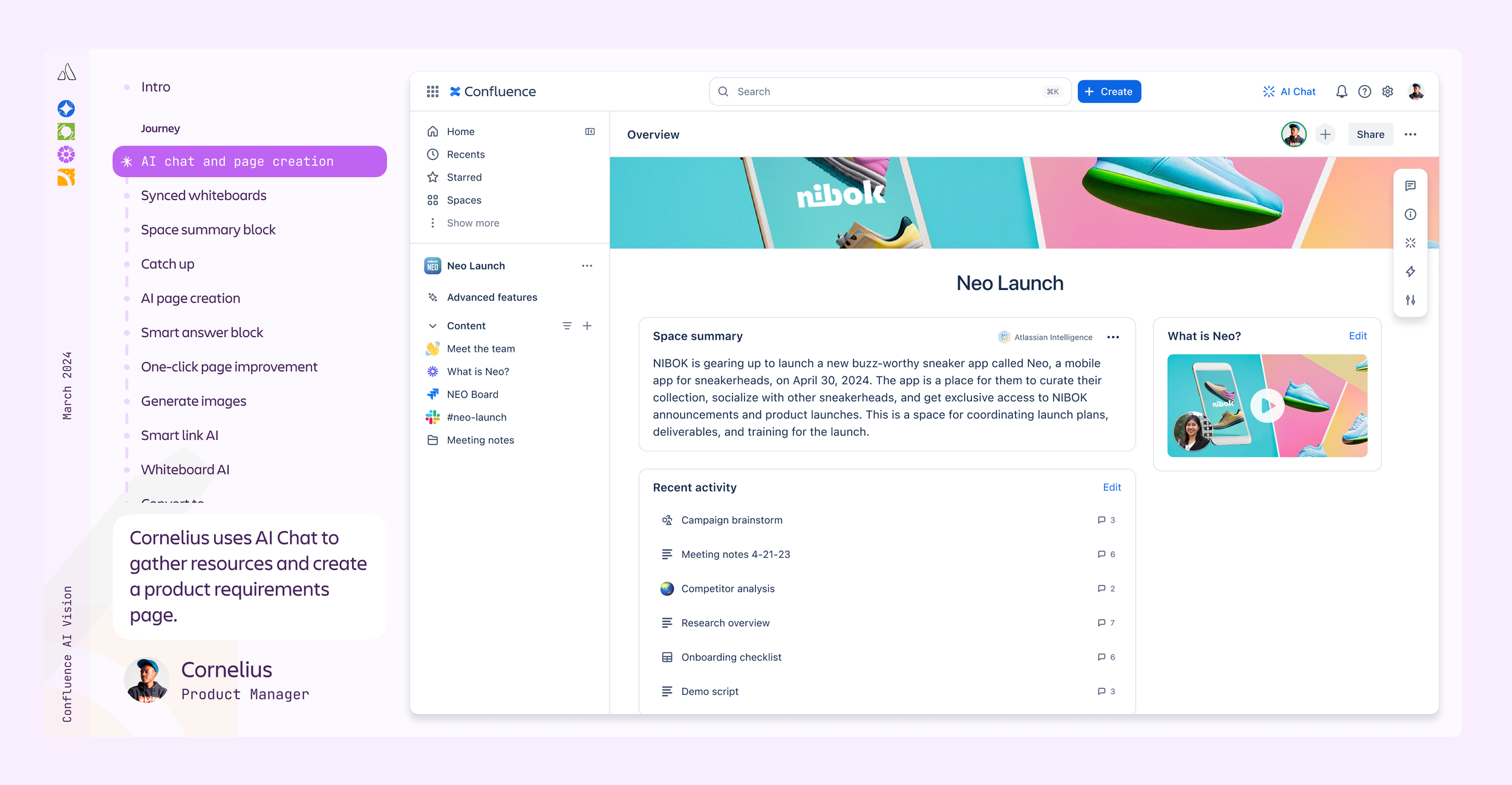 Case Study: Guiding Design Vision for Confluence AI Strategy