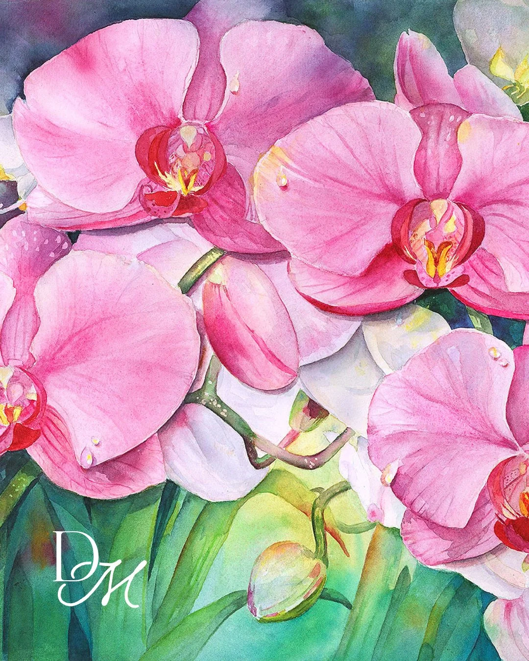 This piece takes me back to the tropical gardens of Singapore - so vibrant and full of colour. Memories of Singapore is now available as a print to brighten your home 🌺 Explore prints at dianamitchellart.com/artprints