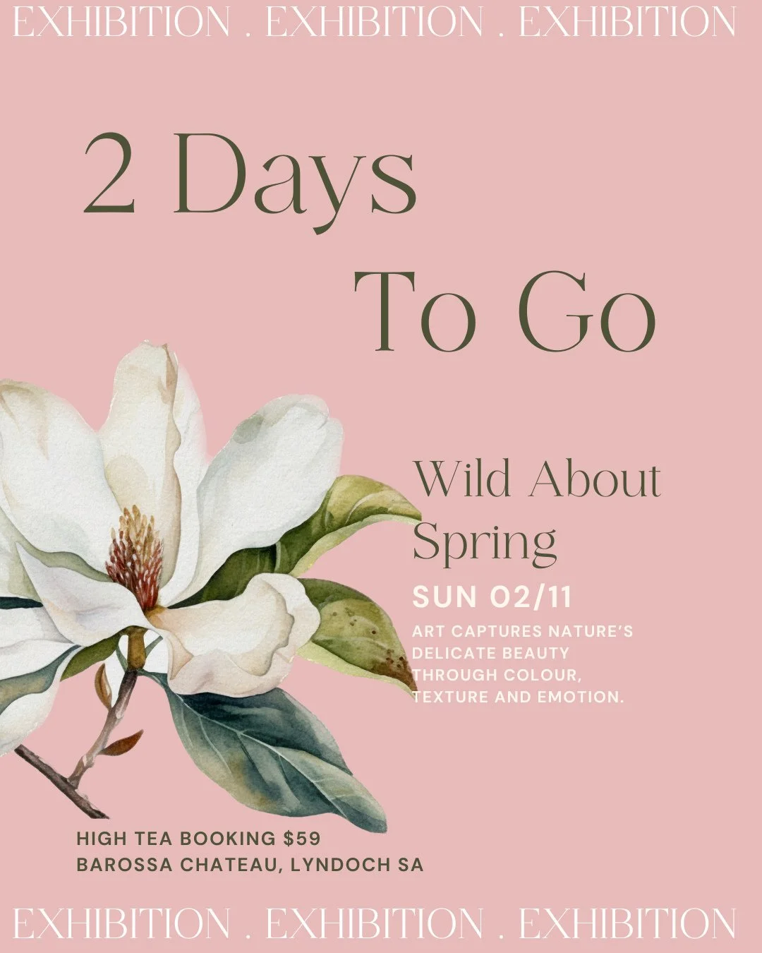 Just 2 days to go! 🖼️ It&rsquo;s nearly time to celebrate art, colour and connection at Barossa Chateau. ⁠
⁠
The info you need:⁠
📍 Barossa Chateau - 35 Hermann Thumm Dr, Lyndoch SA⁠
⏰️ 12pm onwards ⁠
🗓️ Sunday 2nd November⁠
⁠
Hope to see some new 