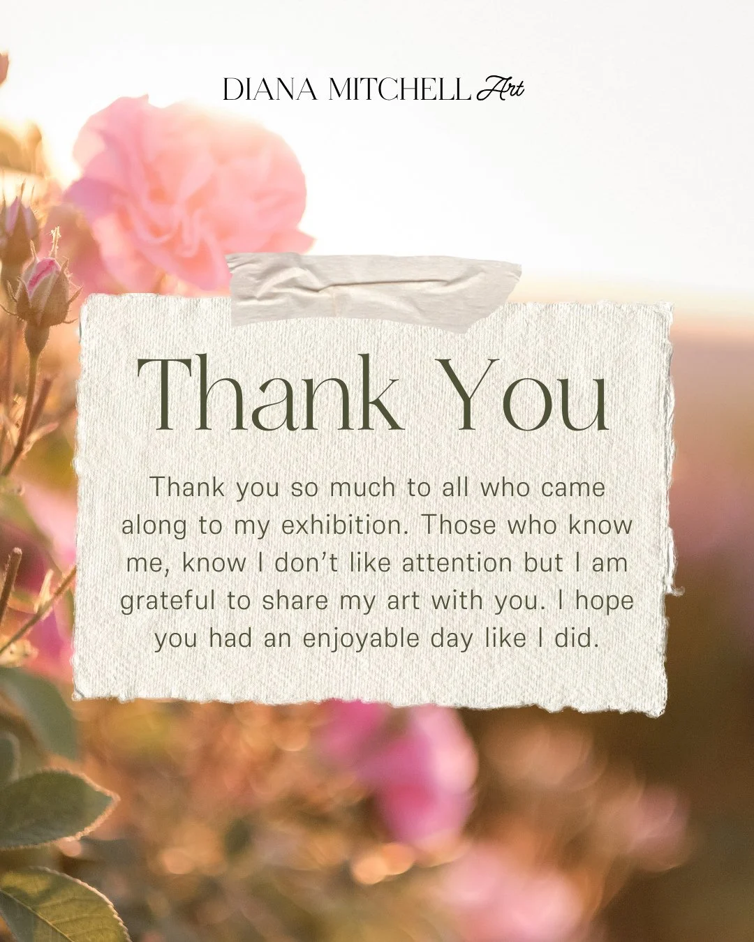 What a wonderful day! 💐⁠
⁠
Thank you to everyone who came along to my exhibition at Barossa Chateau - your kind words and support mean the world. It was so nice seeing you all and sharing my art in such a beautiful setting.⁠
⁠
Thanks to Mandy and Ma