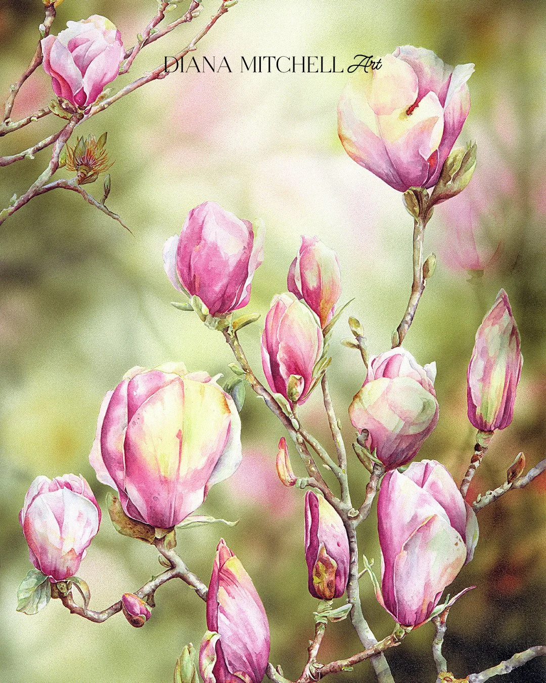 Soft pink blooms opening with life and light; a gentle reminder of renewal. A piece that celebrates colour in its freshest form. Discover Burst of Spring via the link in bio.