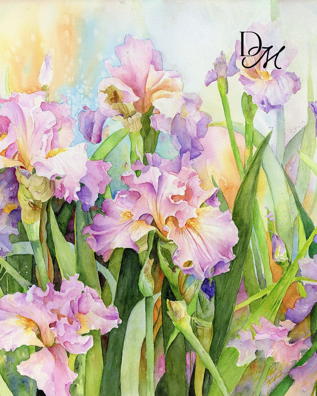 Soft mauve and pink florals rise gently on slender stems, dreamlike and expressive. A romantic piece inspired by imagination and quiet beauty.⁠
View Fantasia as a fine art print via the link in bio.