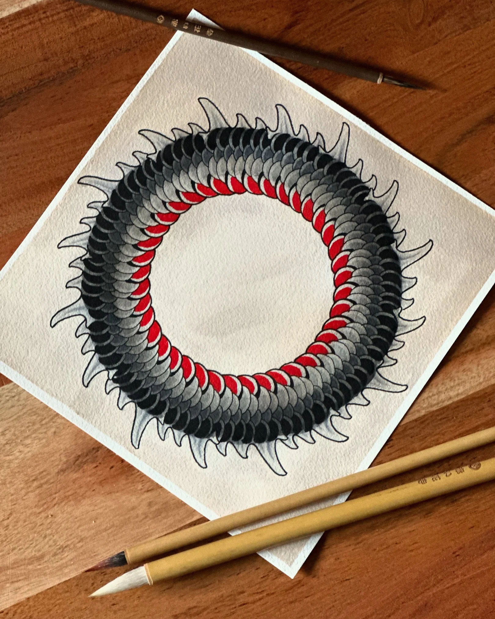 DRAGON OUROBOROS PRINT - SOLD OUT