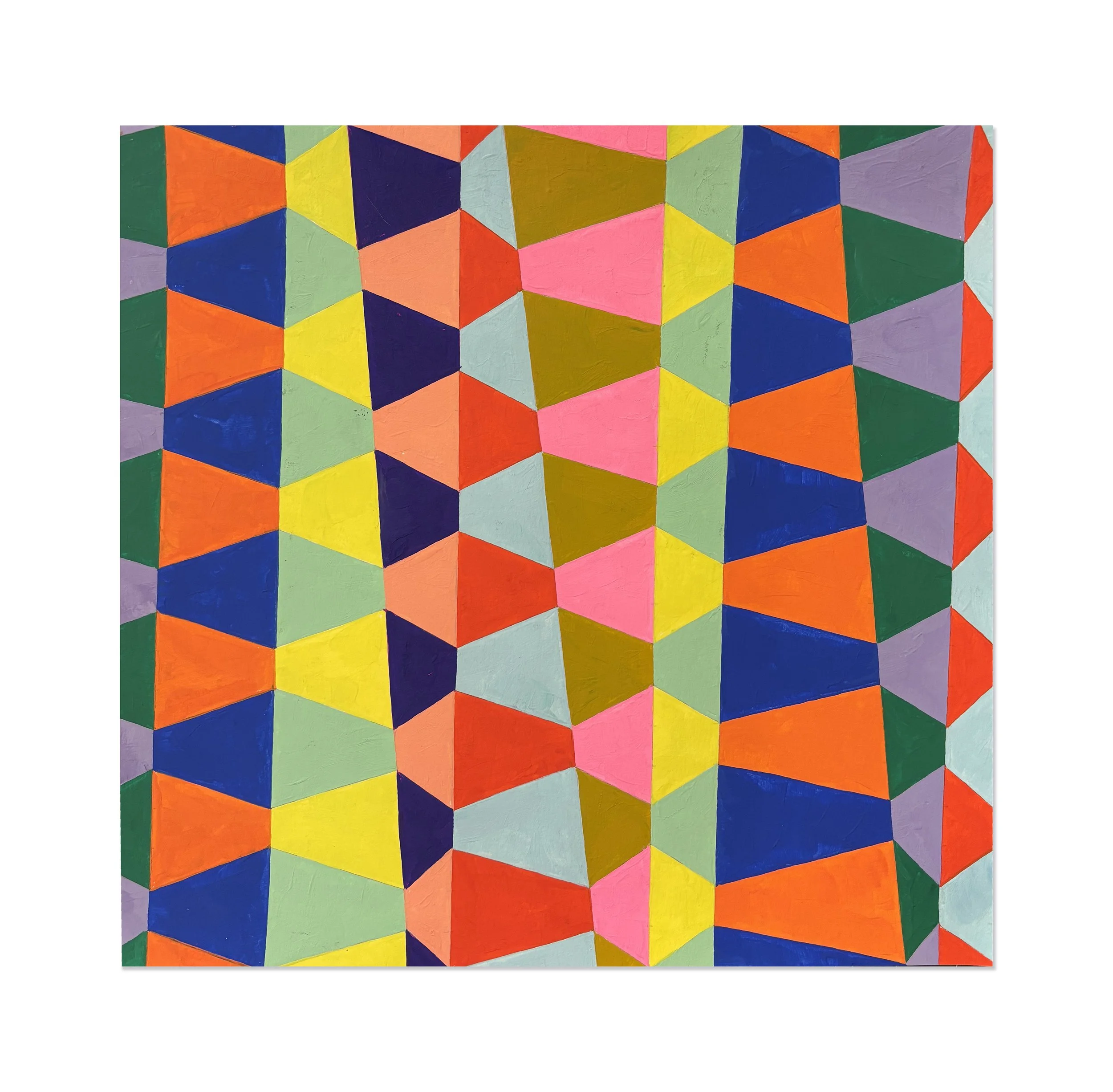 (Un)Folded 5, 2025, gouache on watercolour paper, 21 x 21 cm.     $250 unframed.
Enquiries: please contact me via DM on Instagram at @al_munro_art
