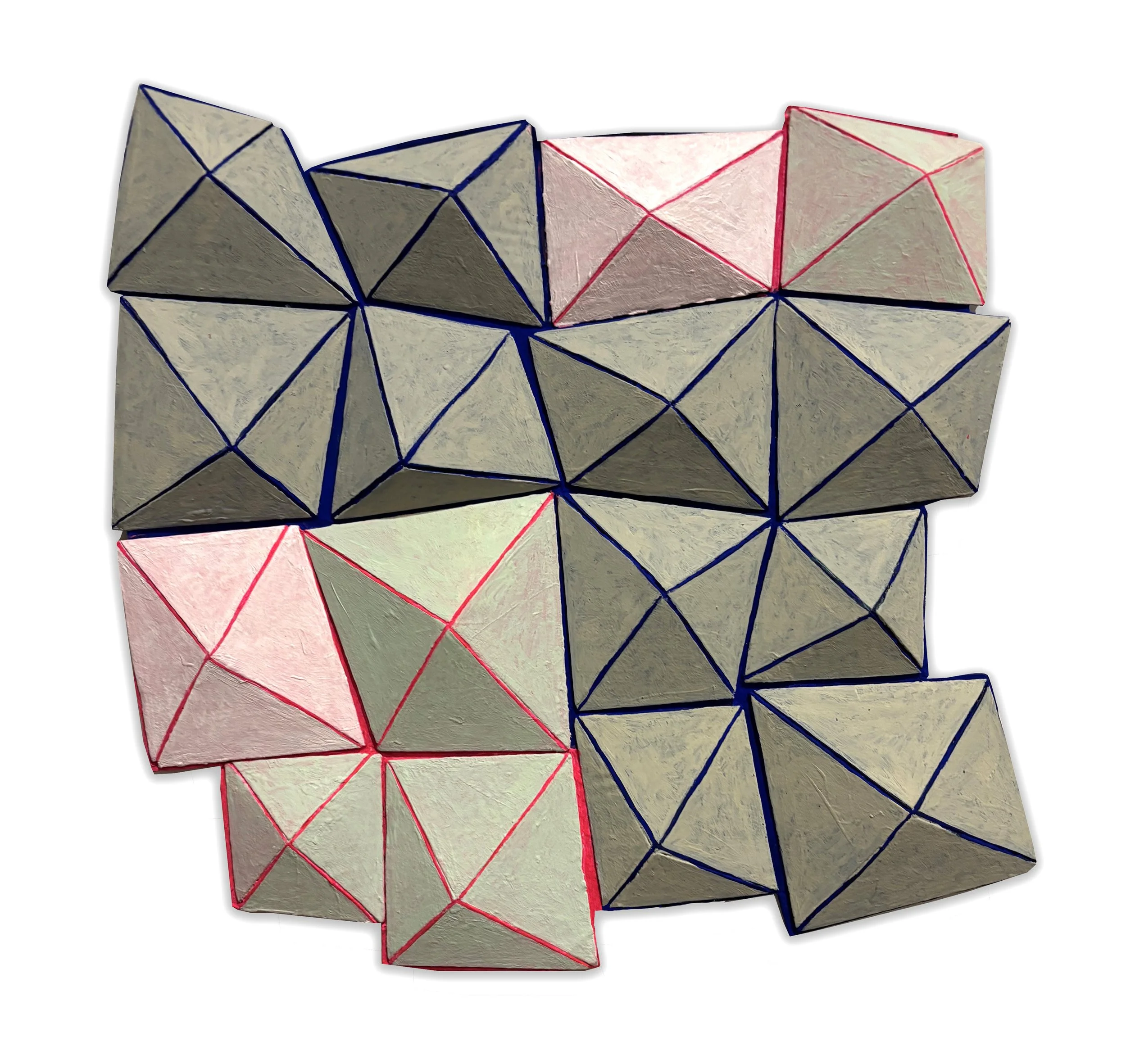 Small Cardboard Grid (grey-white)