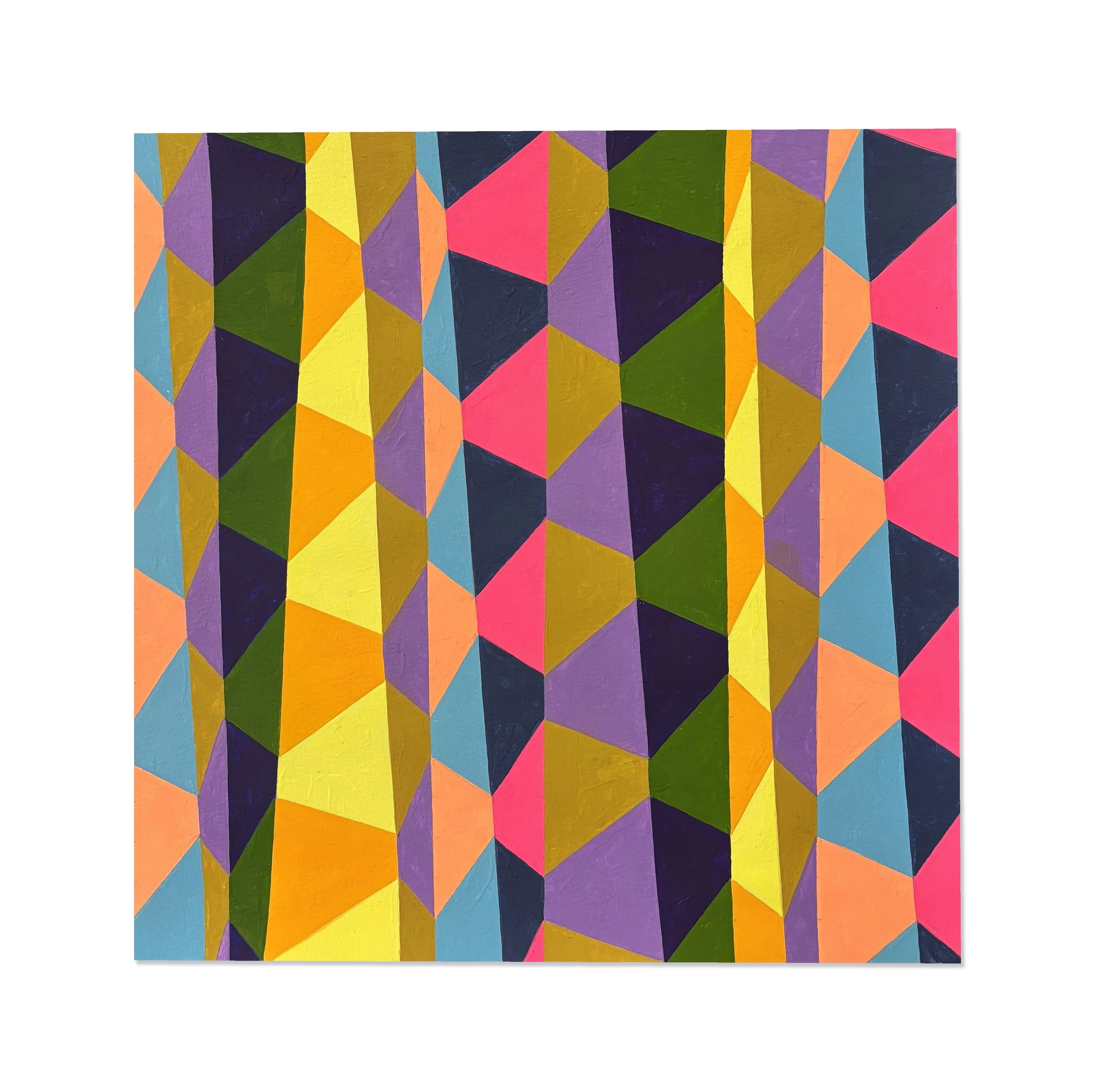 (Un)Folded 12, 2025, gouache on watercolour paper, 21 x 21 cm.     $250 unframed.
Enquiries: please contact me via DM on Instagram at @al_munro_art
