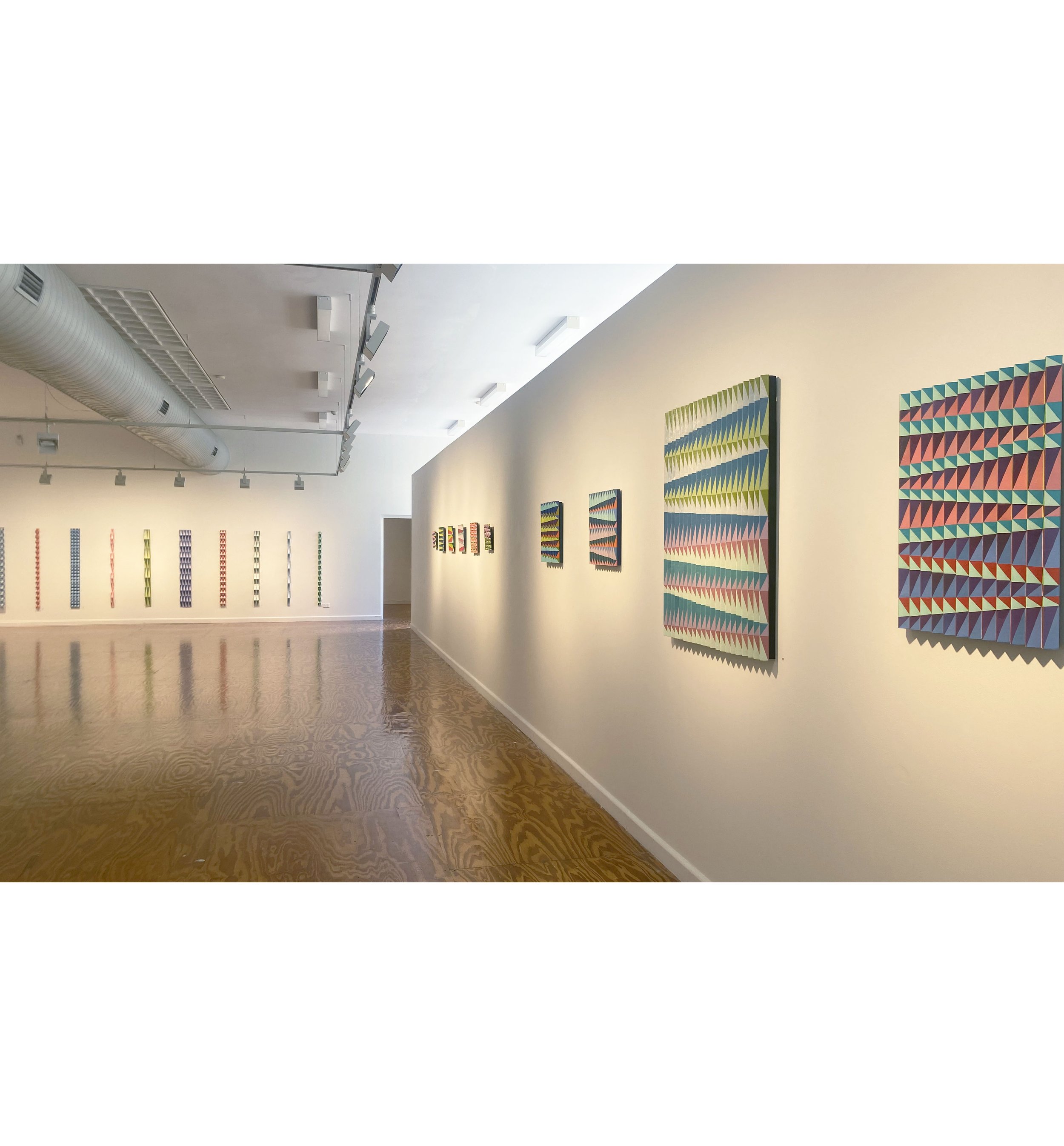Al Munro, Colour Fold exhibition at M16 Artspace Gallery 1, 2022