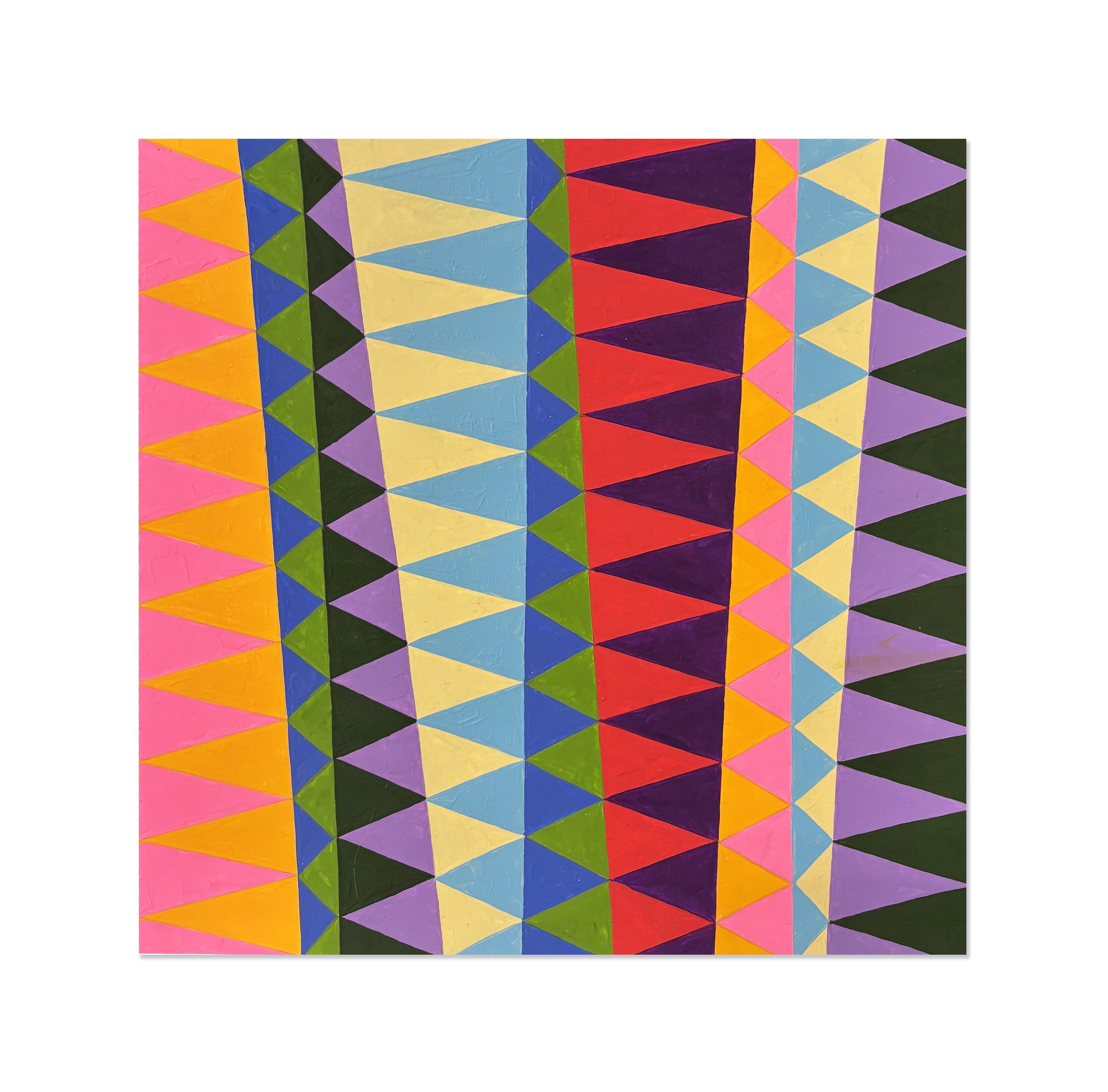 (Un)Folded 11, 2025, gouache on watercolour paper, 21 x 21 cm.     $250 unframed.
Enquiries: please contact me via DM on Instagram at @al_munro_art
