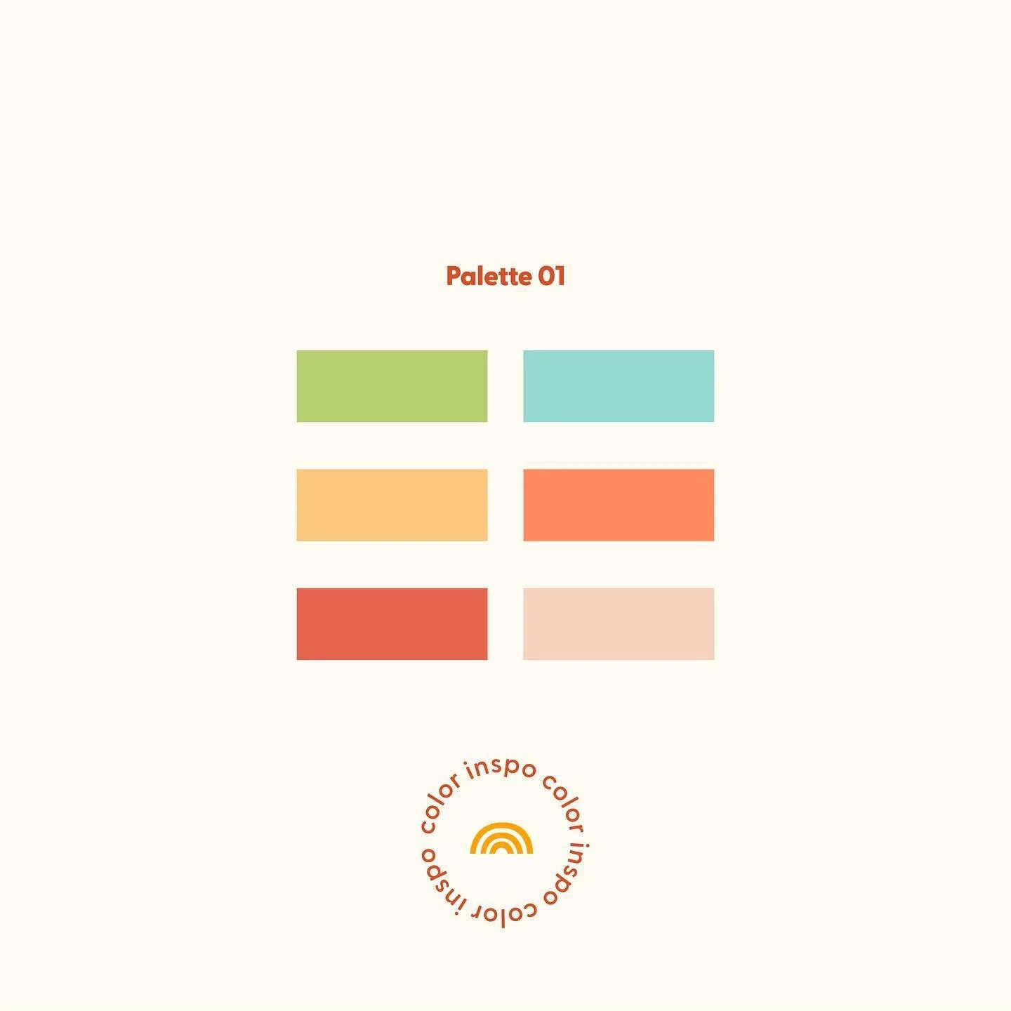 color palette inspo ✨

one of my favorite parts of the design process is finding the perfect color palette. I love collecting color palettes and landing on the right fit for the project i&rsquo;m working on! 

here are a few palettes for inspiration 