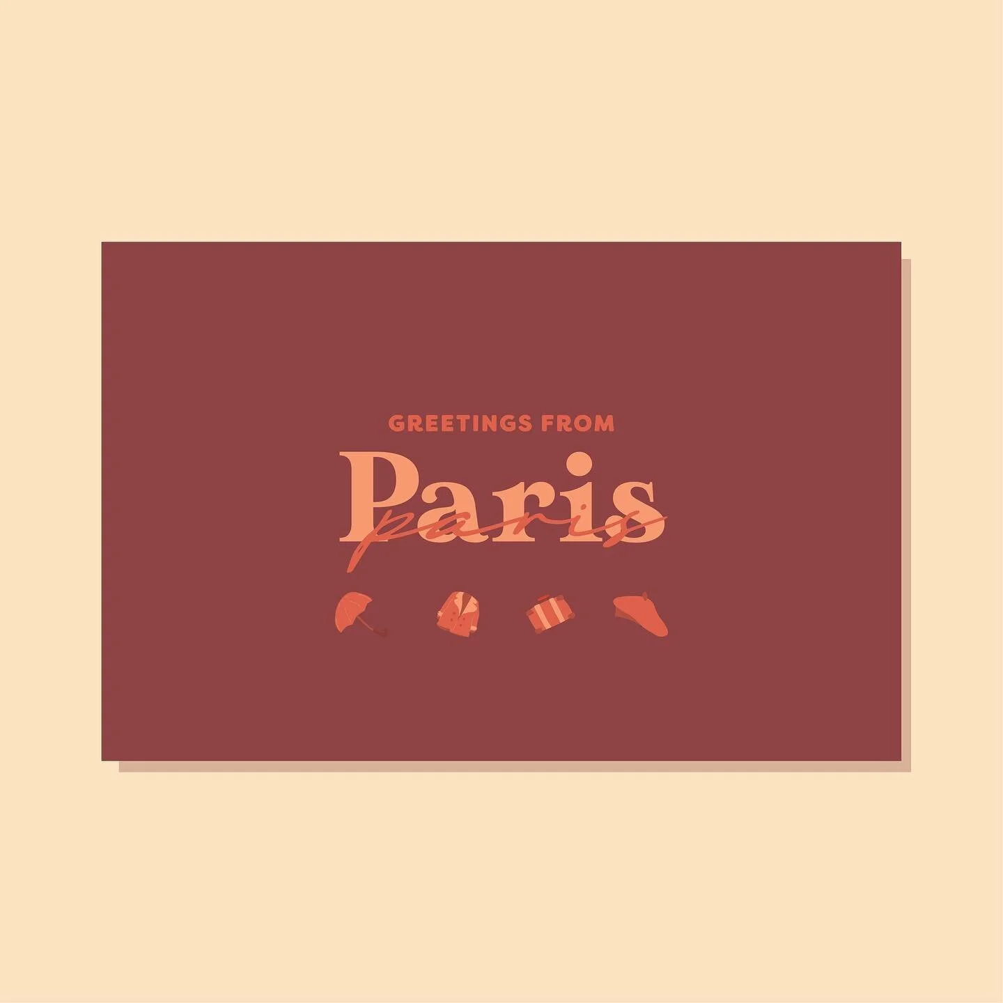 covid may have me cooped up indoors 24/7 but it can&rsquo;t stop me from creating cute travel designs 🤩

this is a postcard design i created for my &ldquo;Honey, Honey&rdquo; project (for more photos feel free to check out my website!). I created a 