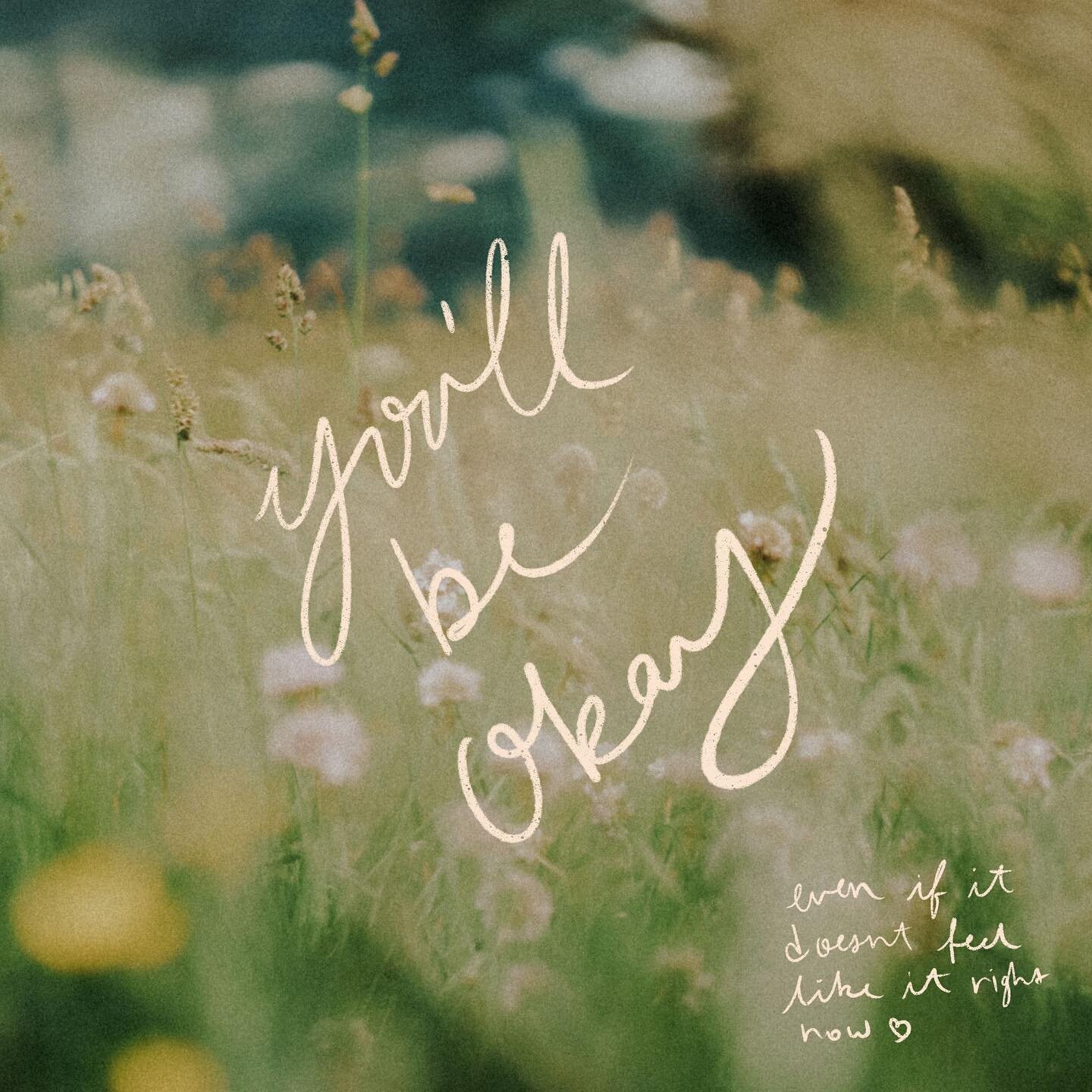 just a friendly reminder that you&rsquo;ll be okay, even if it doesn&rsquo;t feel like it right now 💛