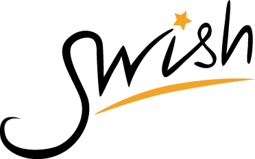 A black background with a gold star and a curved gold line beneath it.