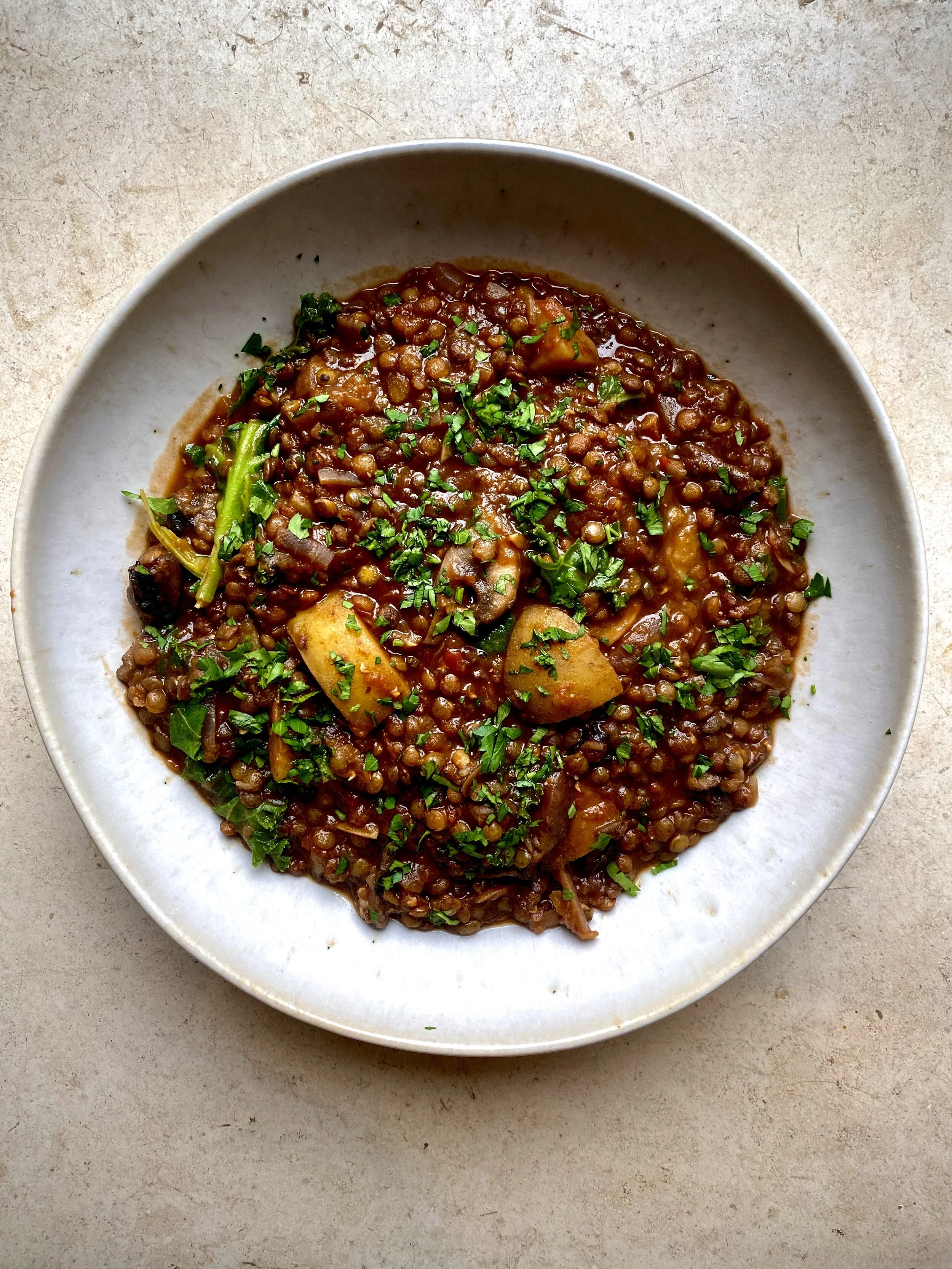 Mushroom Tomato Stew
