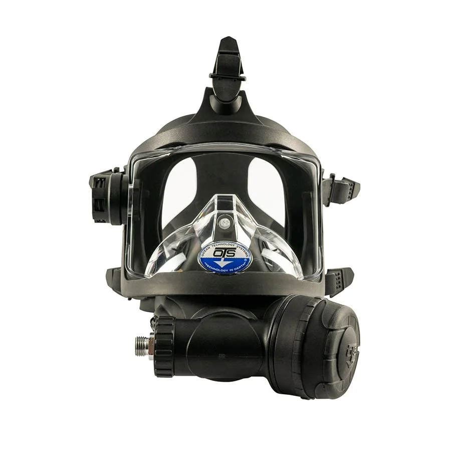 OTS Guardian full face mask, used for underwater diver communications