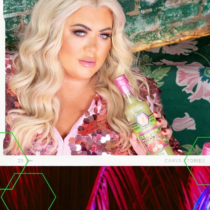 ✨Introducing... the 'FlaGINgo GEMMA COLLINS' Premium Gin Liqueur 💫⁠
⁠
Propelling straight out of @Zymurgorium dreams and onto the shelves this Christmas, we've been busy working behind the scenes with @GemmaCollins to launch the DIVA of all gin liqu