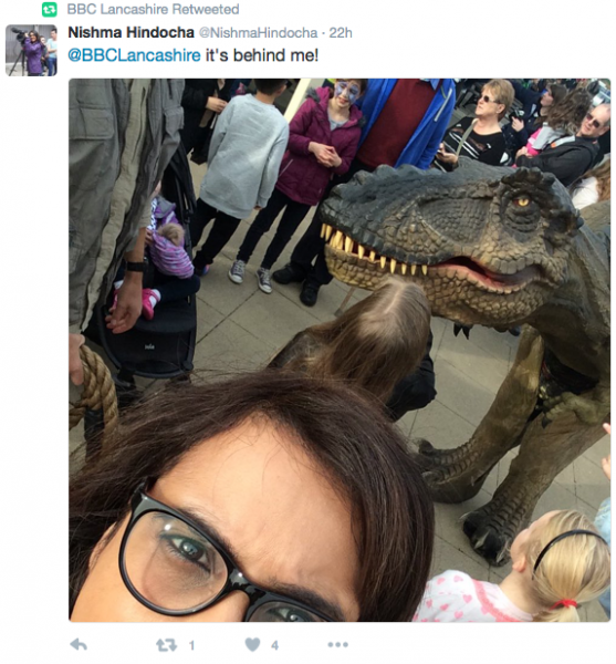 Welcoming Dino-shores to Freeport Fleetwood!