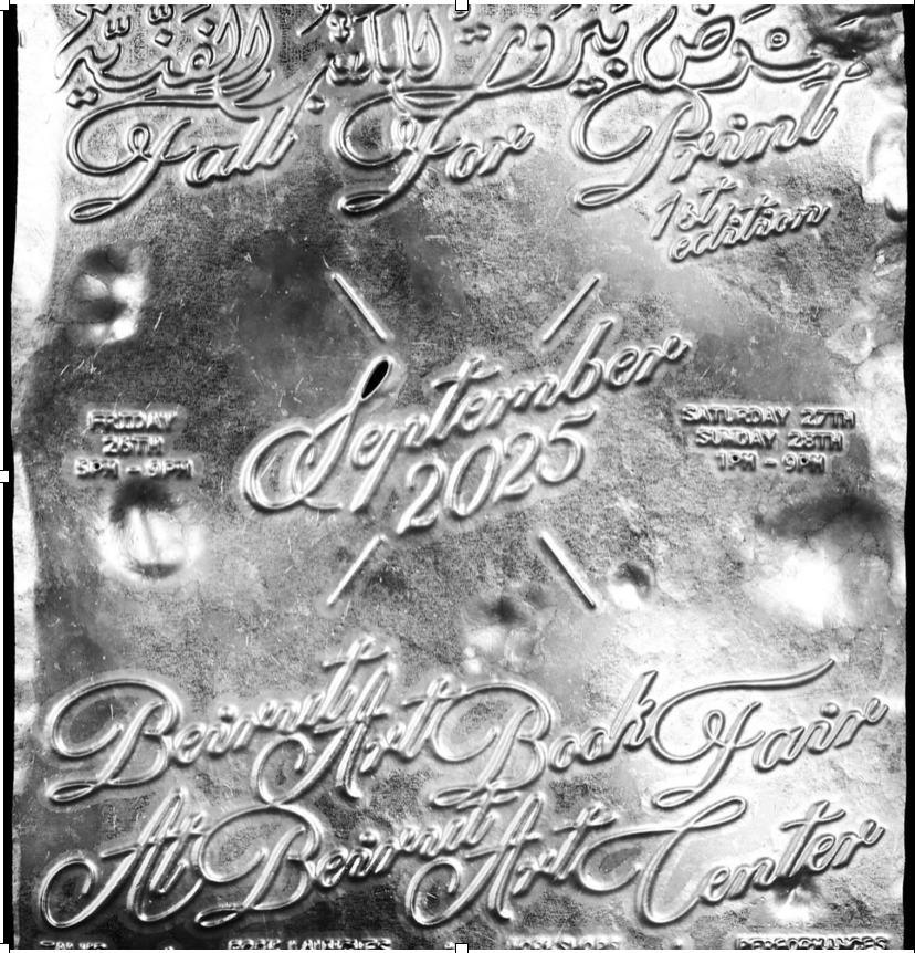 Beirut Art Book Fair, 2025, with Studio Salasil