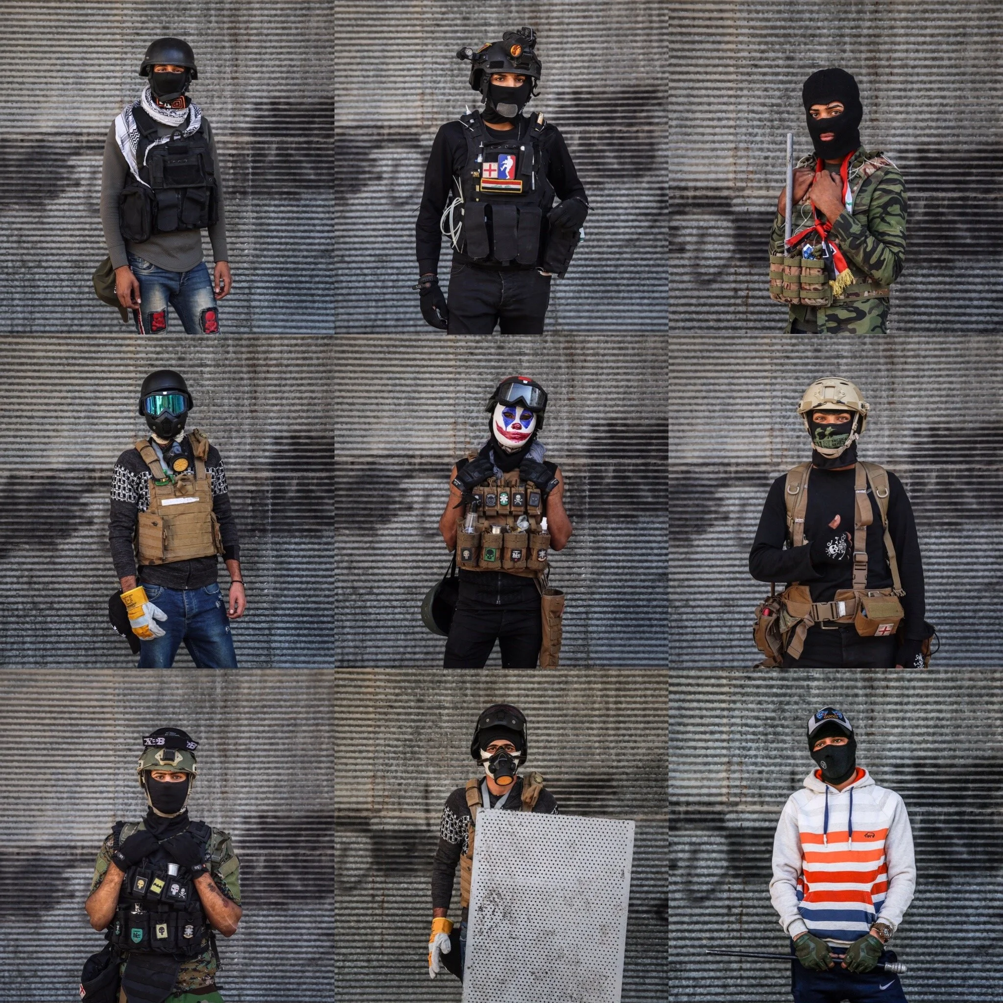   Abdullah Dhiaa al-Deen  “The most important story I’ve worked on was about a group of young men in Baghdad whose job in the revolution was to block tear gas canisters. Security forces were aiming them directly at demonstrators and these men put out