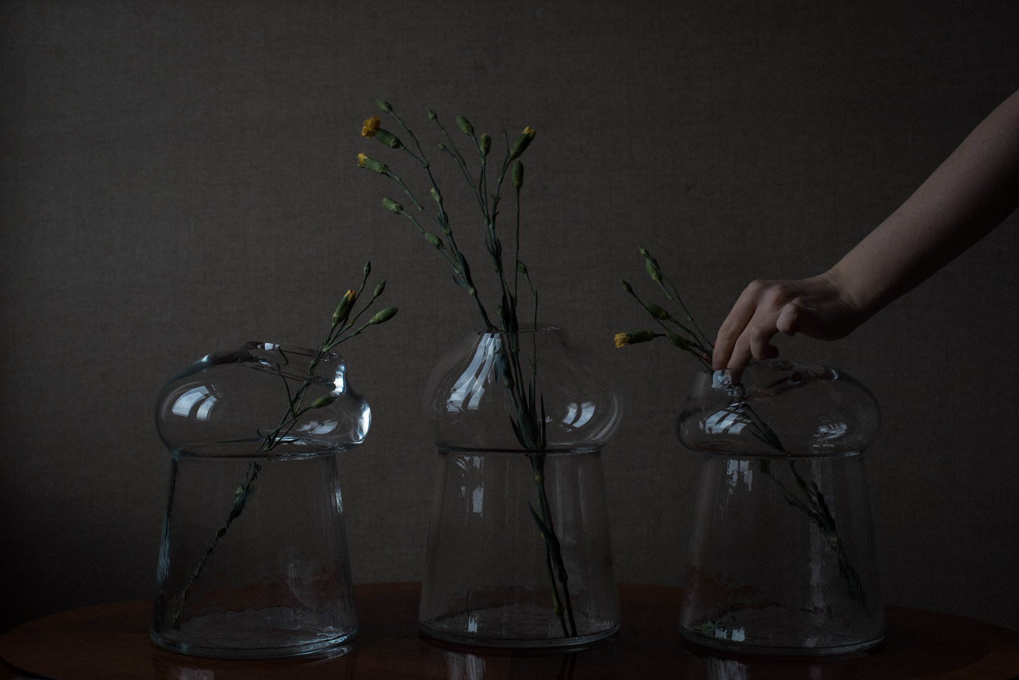 ihop glass vase