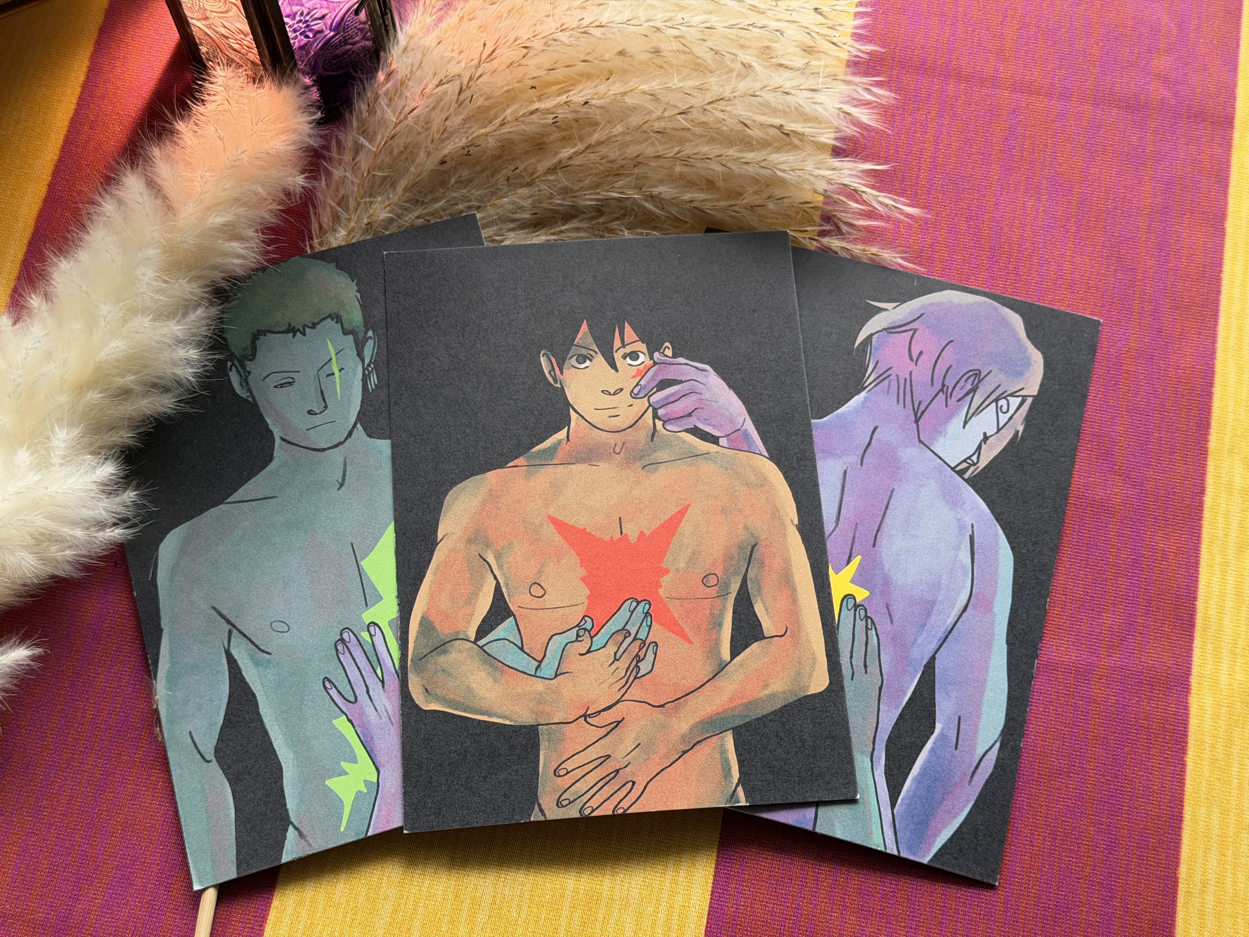 scarred - print set