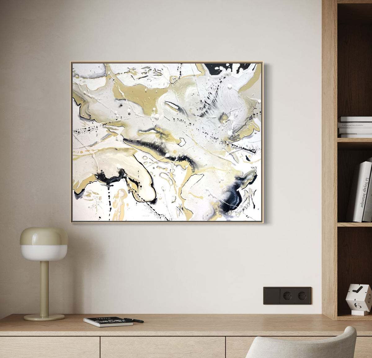 FLEUVE ENNEIGÉ, 30 x 36 po