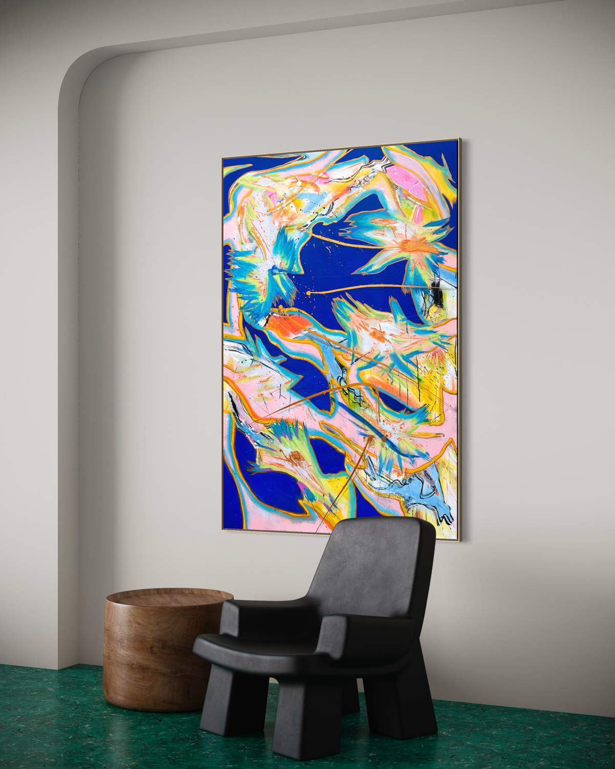 KINTSUGI, 72 x 48 po