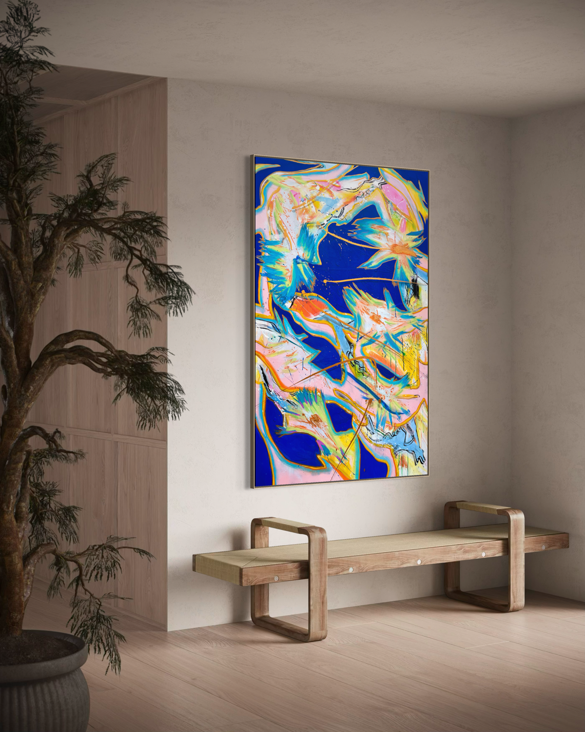 KINTSUGI, 72 x 48 po