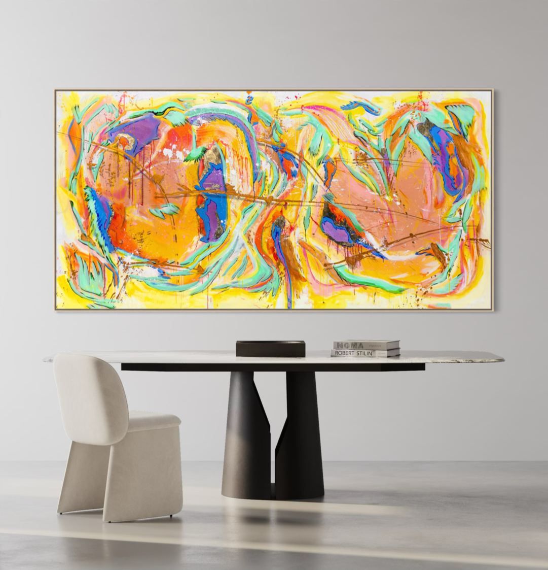 VIBRATIONS, 54 x 108 po