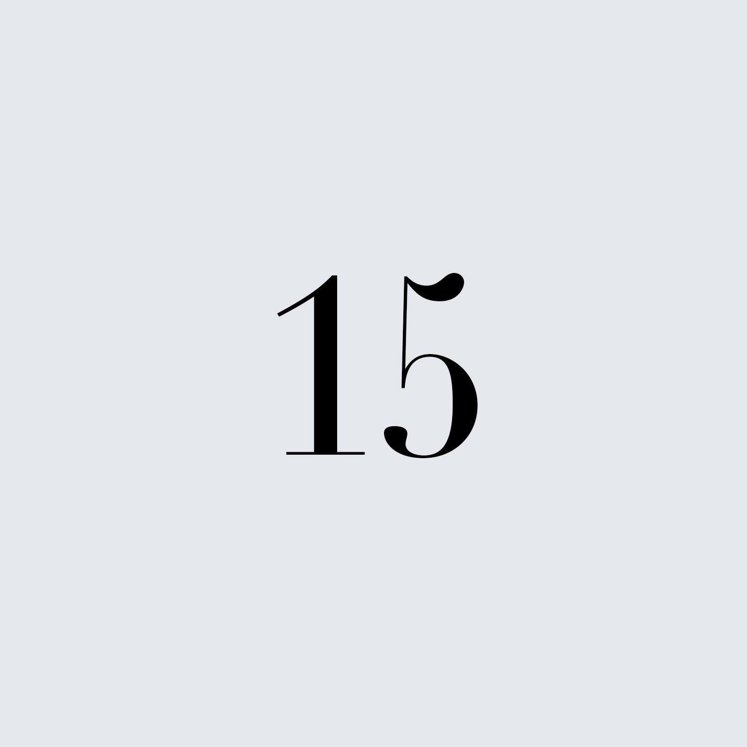 Vol. 15 • Danielle Beinstein