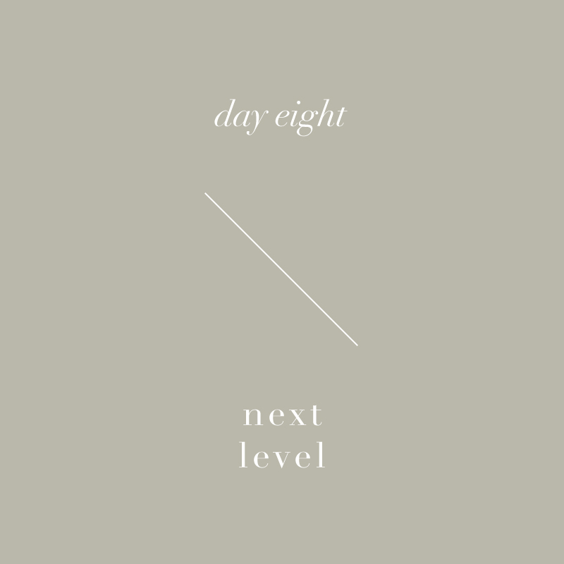 Day 8 • Reinforcing