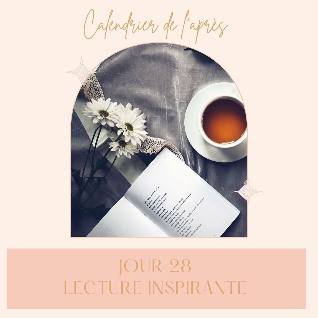 ✨ JOUR 28 : VENDREDI INSPIRATION ✨⁠
⁠
Pour ce dernier vendredi inspiration de ce calendrier de l'apr&egrave;s, je souhaite te partager les extraits d'un livre qui a &eacute;t&eacute; tr&egrave;s inspirant pour moi et que je feuillette de temps en tem