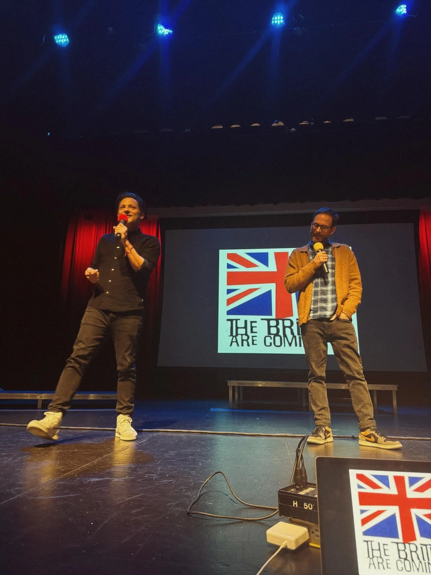 Billy &amp; Matthew McGuigan bring their class - THE BRITISH IS COMING - to Kent-Meridian Highschool Students in Kent WA ahead of their performance of Yesterday and Today: The Interactive Beatles Experience tonight! The British Is Coming takes a deep