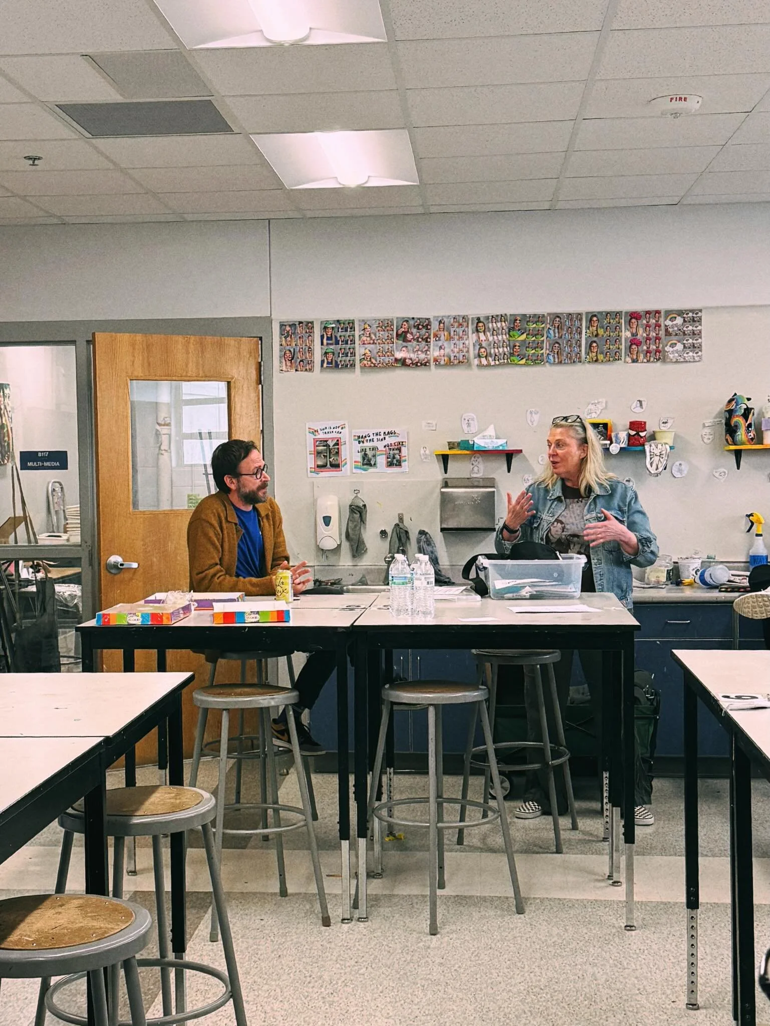 Today was our final day of our History of Rock &lsquo;n&rsquo; Roll class at Ralston Middle School with The Bridge Family Resource Connector Network, and we&rsquo;re celebrating Mari Anne 💛

As Program Coordinator at The Bridge, she brought us in a 