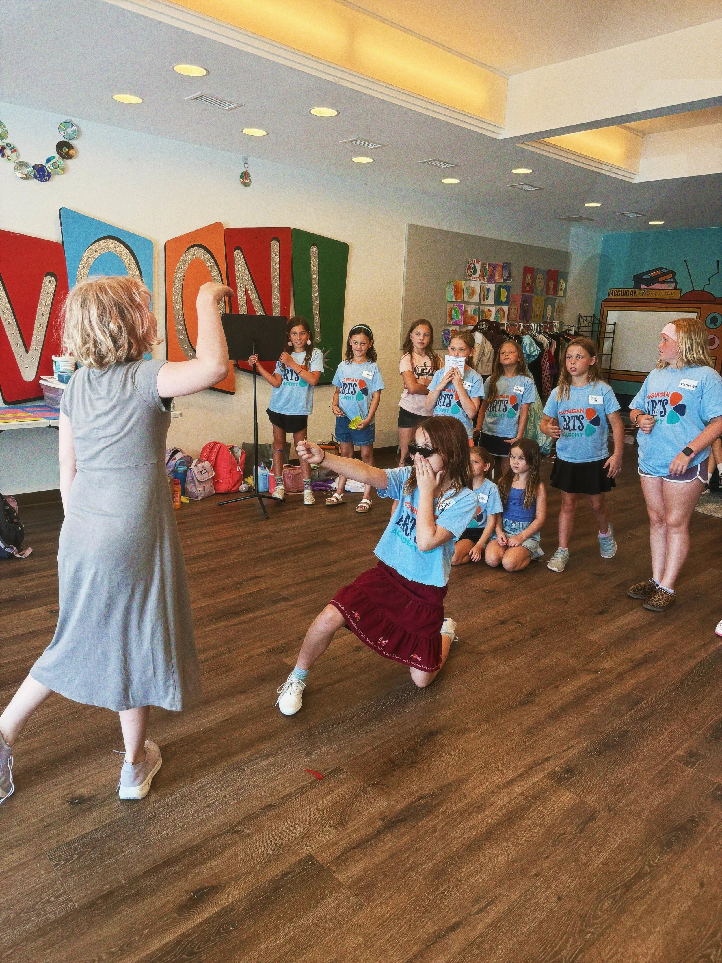 COMING UP JULY 6-10
All the World&rsquo;s a Stage Summer Camp for ages 8-11

Step into the spotlight and explore the art of performance through acting, singing, dancing and visual expression! 

Each day students will learn about ensemble dancing in W