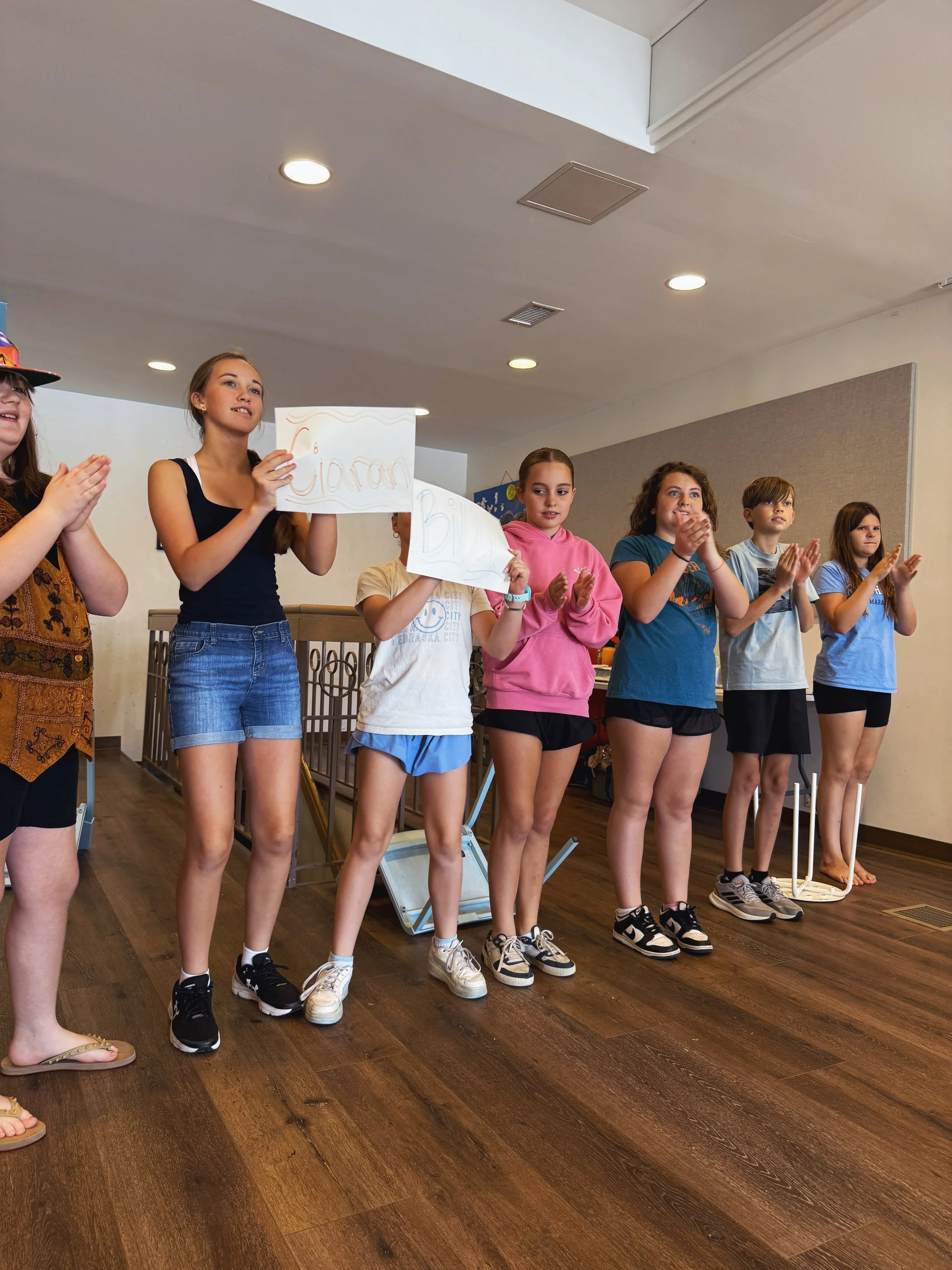 In THEATRE MAKERS our students explored the art of auditioning through confidence-building exercises, theatre games, and monologue work. Then we gave them a challenge: create a full performance using a collection of completely unrelated 2&ndash;3 per