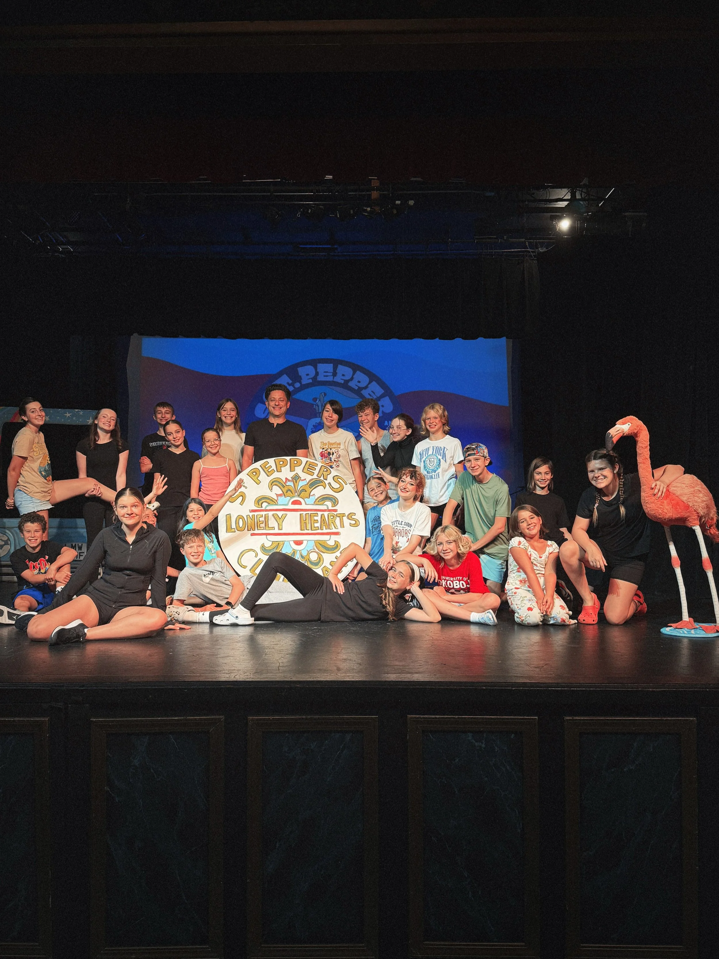 Congratulations to the cast and crew of SGT PEPPER AND THE SEARCH FOR THE YELLOW SUBMARINE. In just 2 weeks, this group put together a show they have never heard or seen before. But that&rsquo;s not all, in addition to rehearsing the show, they also 