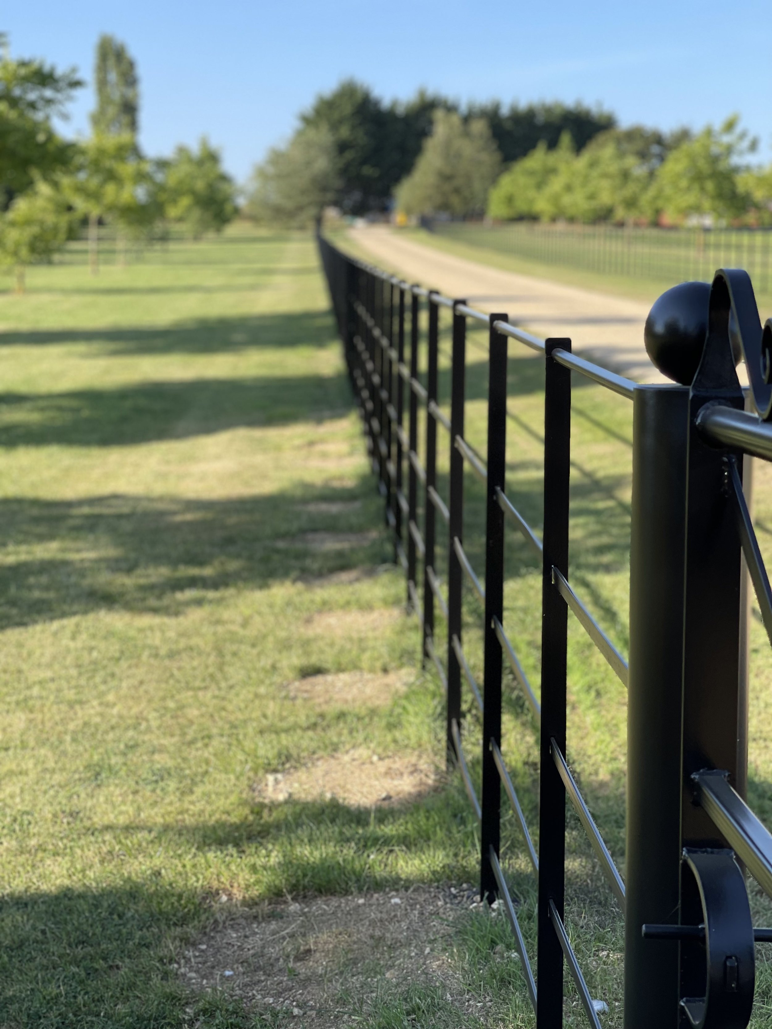 Traditional Steel Estate Fencing — Steel Landscaping Co.