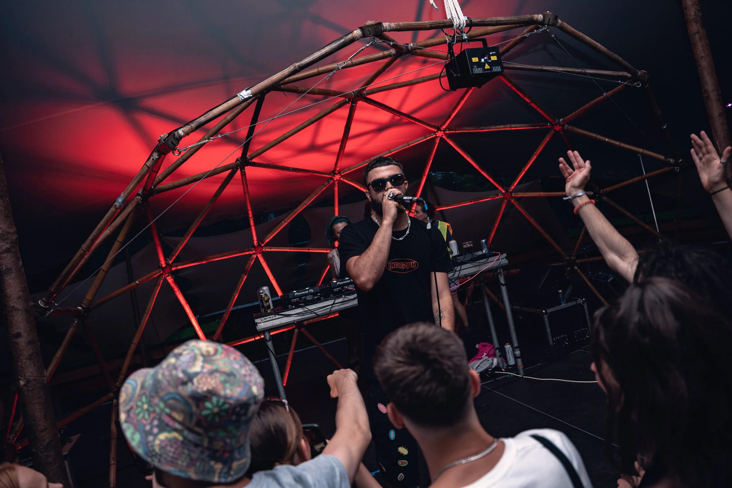 Image taken during Highrise Festival welcoming a huge number of Bristol acts to kickstart the live music scene in the city.