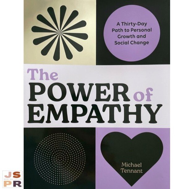 I am thrilled to announce our newest JSPR client, @michaeltennantnyc, whose new book, THE POWER OF EMPATHY, is available for pre-order now. 💜If you are not familiar with Michael yet, you will be soon! I can't wait for you all to know his story throu