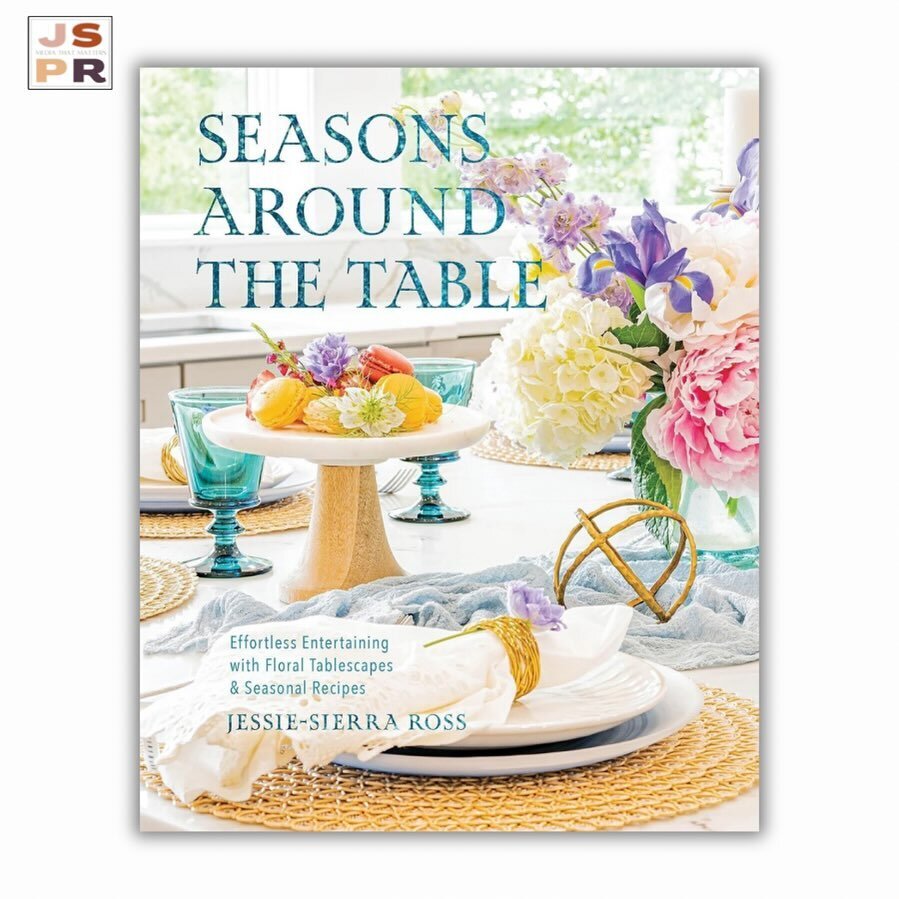 Oh, happy day! 🌸 🙌🏼 So excited to combine my love of books, entertainment, floral arrangements, and cooking with @straighttothehipsbaby&rsquo;s new book, SEASONS AROUND THE TABLE. 💐 Looking so forward to bringing you a lot of press to this page a