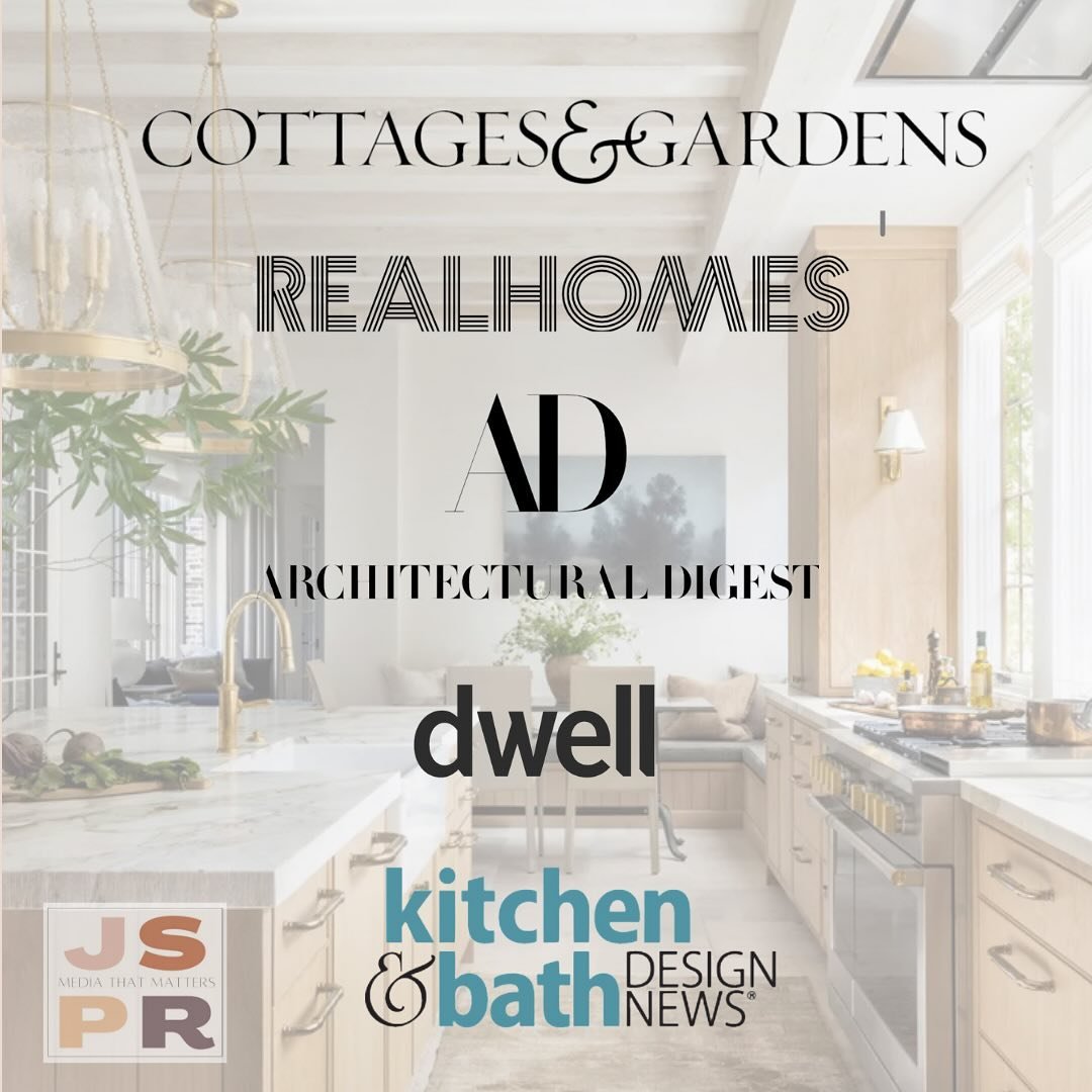 A few press highlights from the past few weeks! To read more about JSPR visit our website! 🥂 Congratulations to our clients and thank you @dwellmagazine @adpro @realhomes @cottagesgardens 🍾