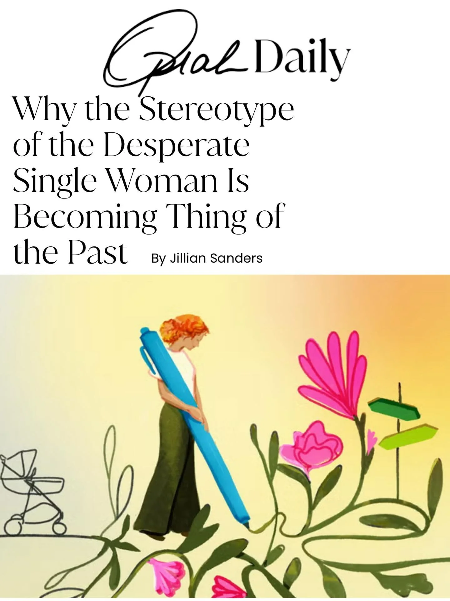 My latest personal essay for @oprahdaily is out today and I&rsquo;m very proud to be putting it in the world. Thank you @jqtung and to readers, especially those feeling lost in love. 🫶🏼