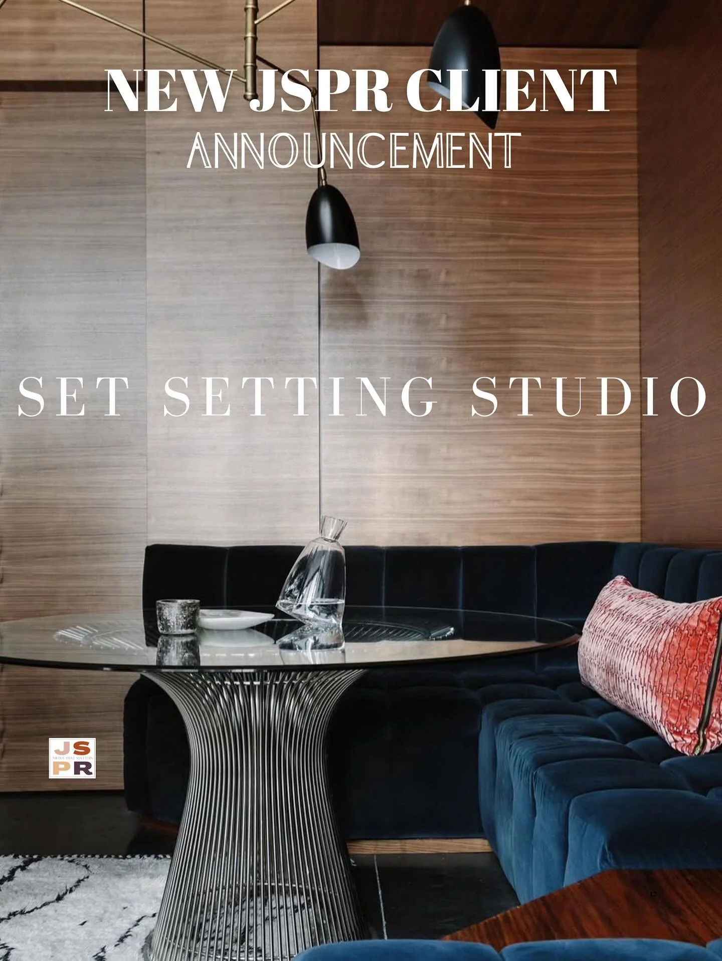 Big Friday news over here 🤍 So excited to officially welcome @set.setting.studio to the JSPR client roster! ✨

A Chicago based design studio with such a thoughtful, creative approach&mdash;every project feels like a mood, not just a space. Can&rsquo