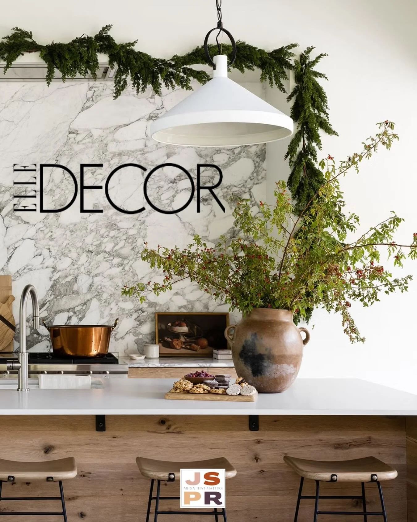 Thank you @elledecor for including 🖐️JSPR clients&rsquo; thoughts on the expiration date for holiday decor! 🎄In stories! ✏️ @obi.wahn.kenobi